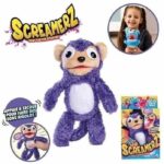 Smoby - Screamerz - Fun interactive plush toy - Monkey - 28 cm - Noises when shaken or pressing the button - Image 4