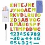 Smoby - Double-sided wooden board - Chalk and magnetic whiteboard - Foldable and adjustable height - 80 accessories - From 3 years old - Image 3