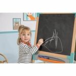 Smoby - Double-sided wooden board - Chalk and magnetic whiteboard - Foldable and adjustable height - 80 accessories - From 3 years old - Image 5