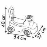 Smoby - 2 in 1 child car carrier - Disney Princess - Underseat storage + horn - From 10 months - Made in France - Image 5