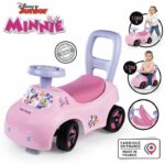 Smoby - 2 in 1 child car carrier - Minnie - Storage under the saddle + horn - From 10 months - Made in France - Image 2