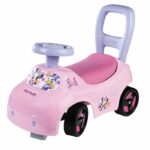 Smoby - 2 in 1 child car carrier - Minnie - Storage under the saddle + horn - From 10 months - Made in France