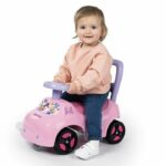 Smoby - 2 in 1 child car carrier - Minnie - Storage under the saddle + horn - From 10 months - Made in France - Image 4