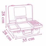 Smoby - Disney Princess - Easy to carry beauty case - 13 accessories included: hairdressing, nail care, makeup - Fabricatio – Bild 5