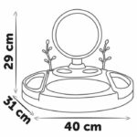 Smoby - My beauty studio - Tabletop dressing table with tilting and removable mirror - 15 dummy accessories - Made in France - Image 4