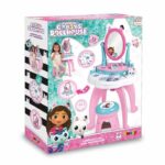 Smoby - Gabby and the Magic House - 2 in 1 children's dressing table - Stool included - 12 accessories - Adjustable mirror - Image 2