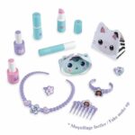 Smoby - Gabby and the Magic House - 2 in 1 children's dressing table - Stool included - 12 accessories - Adjustable mirror - Image 4