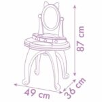 Smoby - Gabby and the Magic House - 2 in 1 children's dressing table - Stool included - 12 accessories - Adjustable mirror - Image 5