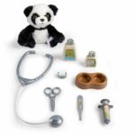 Smoby - Zoo Veterinarian Trolley - Panda Plush - Many accessories included - 2 in 1 product: Transport cage - Manufacturing - Image 2