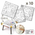 Smoby - Coloring Refill for the Kid creative table - 10 coloring sheets