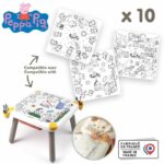 Smoby - Coloring Refill for the Kid creative table - 10 Peppa Pig coloring sheets