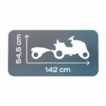 Smoby Farmer XL pedal tractor + trailer - Blue – Bild 2