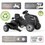 Smoby Farmer XL pedal tractor + trailer - Black - Image 3