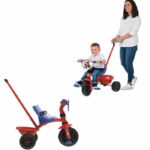 Smoby - Be Fun Tricycle - Spidey - Evolves from 15 months to 3 years - Parental cane adjustable to 3 positions - Safety belt - Image 5