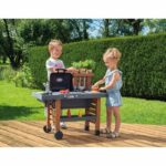 Smoby - Garden Kitchen - Evolutive Outdoor Kitchen - Grill With Retractable Magic Flames - 40 Accessories - Image 4