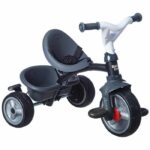 Smoby - Baby Driver Plus Gray Tricycle - Child's Evolutive Bike From 10 Months - Silent Wheels - Parking Brake - Image 2