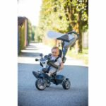 Smoby - Baby Driver Plus Gray Tricycle - Child's Evolutive Bike From 10 Months - Silent Wheels - Parking Brake - Image 6