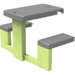 Smoby Life - Picnic table adaptable to Smoby houses - 2 benches