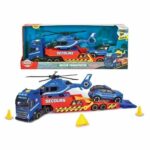 Dickie - 40cm Carrier Truck + Helicopter + Gendarmerie Vehicle - From 3 Years