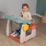 Small Schoolboy Desk - Smoby - 80 Accessories Included - Green - 63 x 69 x 58 - Ages 3 and up - Image 3