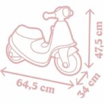 Smoby - Pink scooter carrier - Toy box - Silent wheels From 2 years old – Bild 5