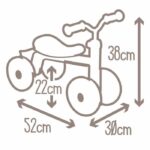 Rookie Pink metal carrier for children aged 12 months - Smoby – Bild 5