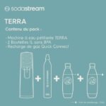 SODASTREAM TERRANLV - TERRA Black Machine Pack 2 LV bottles + 1 CQC exchange cylinder - Image 3
