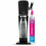 Soda machine - SODASTREAM ART - Black - bottle and carbonation cylinder included
