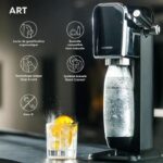 Sodastream soda machine - + sparkling water machine black art pack dishwasher - Image 4