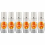 SODASTREAM Concentrates - Pack of 6 Sugar-Free Citrus Concentrates - Up to 54L of Drinks - 440 ml