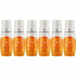 SODASTREAM Concentrates - Pack of 6 Orange Concentrates - Up to 54L of Drinks - 440 ml
