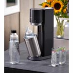 SODASTREAM soda and sparkling water machine - DUO Black - 2 glass carafes - 1 60L gas refill - Image 2
