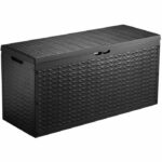 TOOD Storage trunk 330 L - 120 x 45 x 60 cm - Anthracite gray