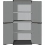 TOOD High Resin Storage Cabinet 3 Shelves