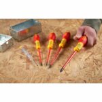Set of 5 Screwdrivers - STANLEY FATMAX - XTHT0-62692 - Slim Insulated 1000V - Electrician + Phillips + Tester - Image 2