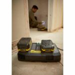 Dual Charger - 18V 4A - Compatible with all V20 Range generation batteries - STANLEY FATMAX, SFMCB24-QW - Image 6