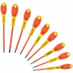 Set of 10 Screwdrivers - STANLEY FATMAX - FMHT62573-0 - Insulated 1000V - Electrician + Phillips + Pozidriv + Tester - Image 2