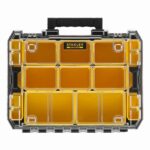 Stanley Fatmax Tstak Large Capacity Organizer - FMST82967-1 - 10 Removable Compartments - Black - Image 4