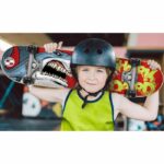 STAMP Skateboard 28 x 8 Shark Skids Control - Image 3