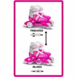 STAMP - Two-in-One 3 Wheel Inline Skates - Barbie - Image 4