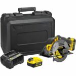Circular Saw - STANLEY FATMAX V20 - SFMCS500M2K-QW - 165 mm - 18V Lithium - 2 4Ah Batteries