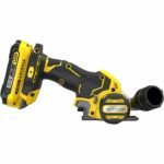 Mini Circular Saw - STANLEY FATMAX V20 - SFMCM300D2-QW - 75 mm Brushless - Lithium 18V - 2 Batteries 2Ah - Image 4