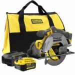 165mm Circular Saw - 18V - 16mm Bore, 4000 rpm - V20 Range - STANLEY FATMAX, SFMCS500M1S-QW