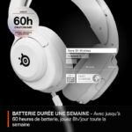 Wireless Gaming Headset - STEELSERIES - Arctis Nova 5X - White - Image 6