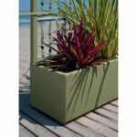 Ethica rectangular flower box 80 cm chalk - Image 3