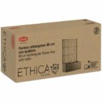 Ethica rectangular flower box 80 cm with green trellis - Image 6