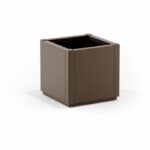 Flower box – ETHICA – Taupe – Square – 38 L – STEFANPLAST