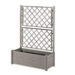 STEFANPLAST - Flower box Italia - rectangular with mesh stone gray - Image 2