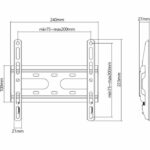 Fixed TV support - SLIM - Stell - SHO 4200 - Image 5