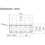 Fixed TV support - SLIM - Stell - SHO 4200 - Image 6